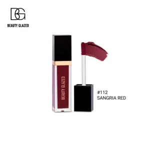 Beauty Glazed Matte Liquid Lipstick - Sangria Red 112